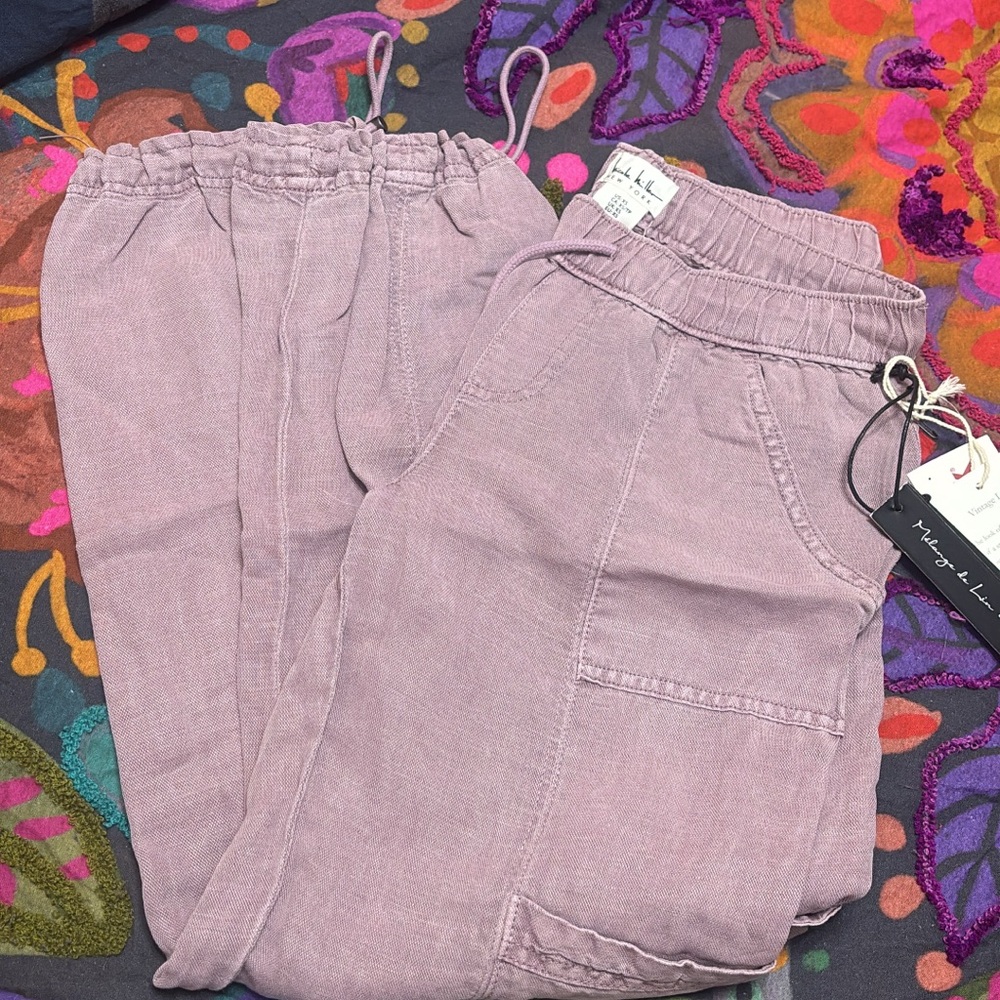 Lilac Casual Pants